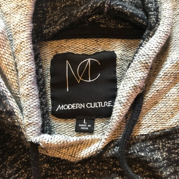 Black&Grey heathered hoodie- good condition - Picture 2 of 3